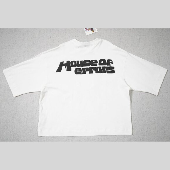 House of Errors White T Shirt With Blue Eye Logo - Picture 5 of 12